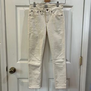 J.Crew Lookout High Rise Skinny Jeans in Ecru (Off-White)